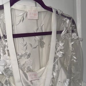 LeRose Bridal Robe size Small